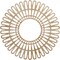 Ekena Millwork Cornelius Wood Fretwork Pierced Ceiling Medallion, Red Oak, 30"OD x 11 1/8"ID x 1/4"T CMWP30X0250CRRO - alternate 1